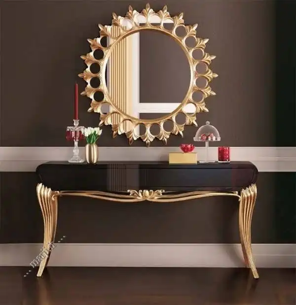 طرح زیبا آینه کنسول